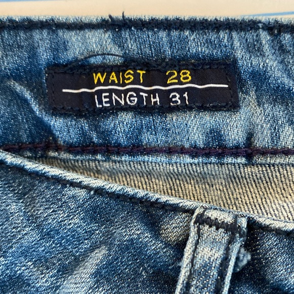 Vigoss Studio size 28 patterned jeans Aztec type style country chic - Picture 2 of 7